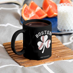 Funny Boston St Patricks Day Baseball Shamrock Coffee Mug TS11 Print Your Wear