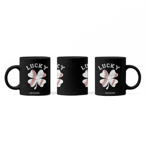 Funny Baseball Lucky Clover St Patricks Day Coffee Mug TS11 Print Your Wear
