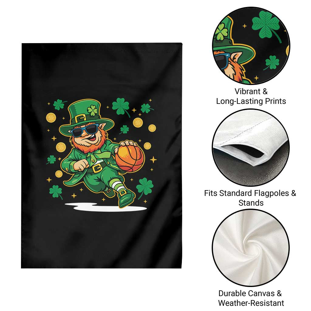 Leprechaun Basketball St Patricks Day Sport Lover Garden Flag TS11 Print Your Wear