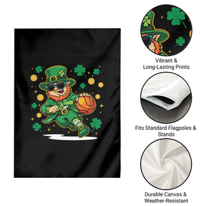 Leprechaun Basketball St Patricks Day Sport Lover Garden Flag TS11 Print Your Wear