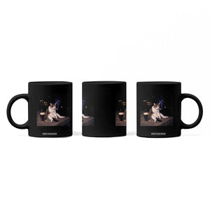 Funny Cigarette And Drinking Irish Stout Beer Cat Meme Coffee Mug TS11 Print Your Wear