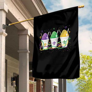 Funny Mardi Gras Snowballs Fat Tuesday Carnival Beads Garden Flag TS11 Print Your Wear