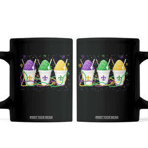 Funny Mardi Gras Snowballs Fat Tuesday Carnival Beads Coffee Mug TS11 Black Print Your Wear
