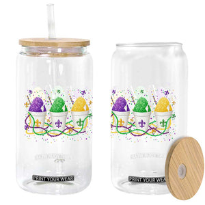 Funny Mardi Gras Snowballs Fat Tuesday Carnival Beads Glass Can TS11 Print Your Wear