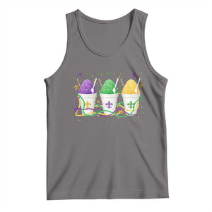 Funny Mardi Gras Snowballs Fat Tuesday Carnival Beads Tank Top TS11 Deep Heather Print Your Wear