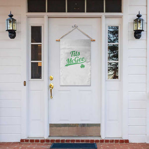 Tits McGee Garden Flag Funny Womens St Patricks Day Vintage Shamrocks TS11 Print Your Wear