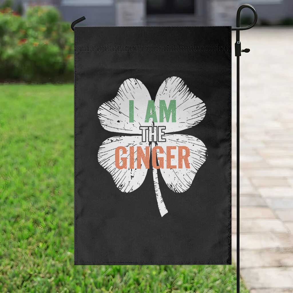 Funny St Patricks Day I Am The Ginger Garden Flag Irish Redhead Shamrock TS11 Print Your Wear
