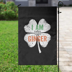 Funny St Patricks Day I Am The Ginger Garden Flag Irish Redhead Shamrock TS11 Print Your Wear