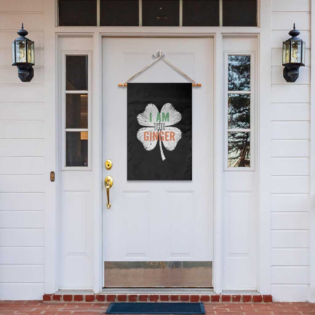 Funny St Patricks Day I Am The Ginger Garden Flag Irish Redhead Shamrock TS11 Print Your Wear