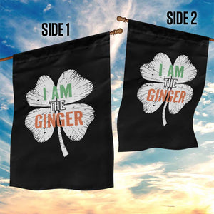 Funny St Patricks Day I Am The Ginger Garden Flag Irish Redhead Shamrock TS11 Print Your Wear
