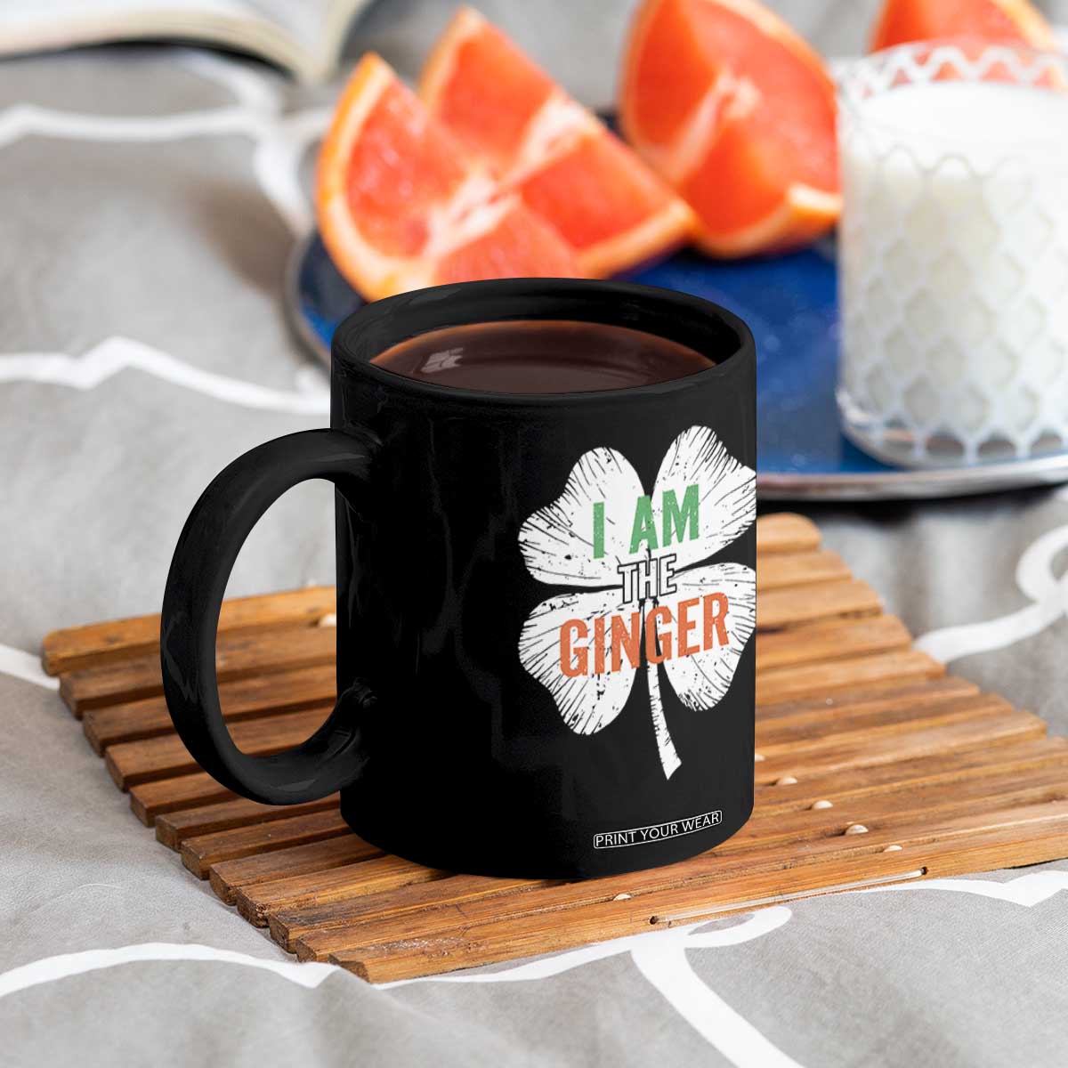 Funny St Patricks Day I Am The Ginger Coffee Mug Irish Redhead Shamrock TS11 Print Your Wear
