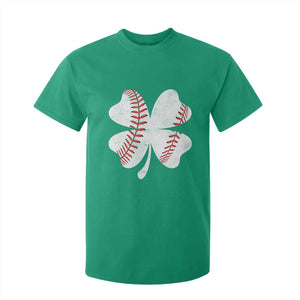 Funny Baseball St Patricks Day Vintage Clover T Shirt For Kid TS11 Irish Green Print Your Wear