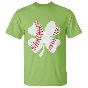 Funny Baseball St Patricks Day Vintage Clover T Shirt TS11 Lime Print Your Wear