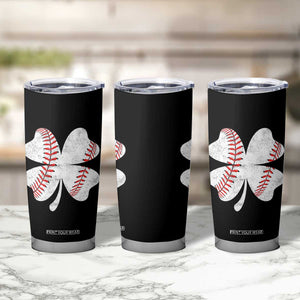 Funny Baseball St Patricks Day Vintage Clover Tumbler Cup TS11 Print Your Wear