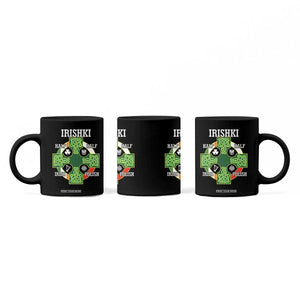 Irishki Half Irish Half Polish Coffee Mug Celtic Cross St Patricks TS11 Print Your Wear