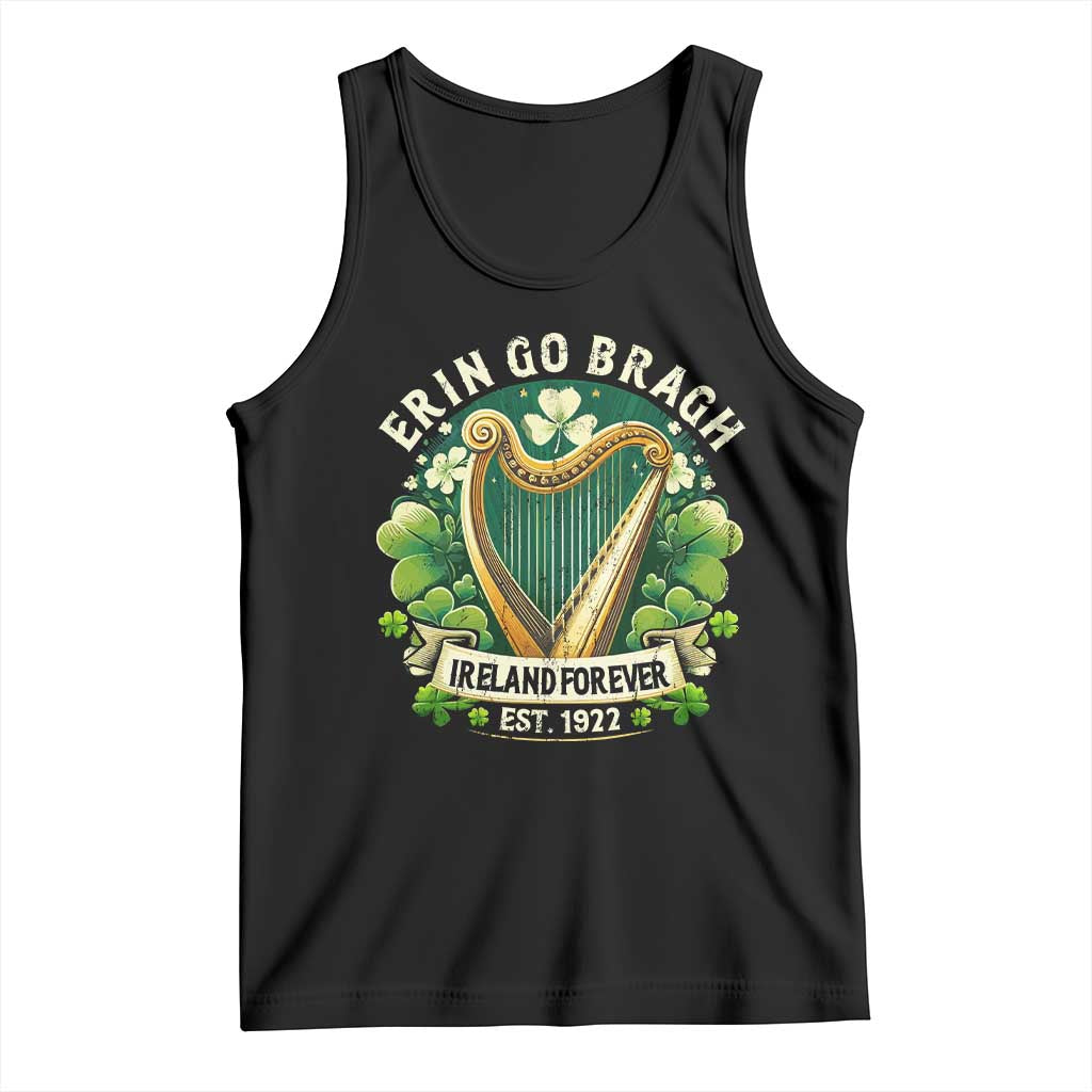 Irish Pride Tank Top Ireland Forever Erin Go Bragh Est 1922 Harp Shamrock TS11 Black Print Your Wear