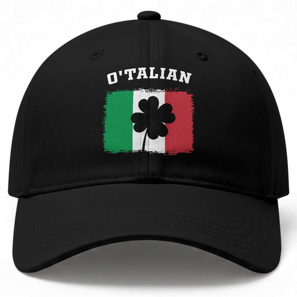 Funny Irish Italian St. Patrick's Day O'Talian Baseball Cap TS11 Print Your Wear
