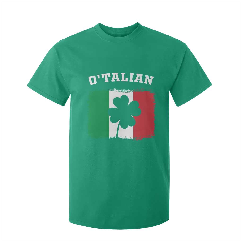 Funny Irish Italian St. Patrick's Day O'Talian T Shirt For Kid TS11 Irish Green Print Your Wear