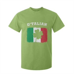 Funny Irish Italian St. Patrick's Day O'Talian T Shirt For Kid TS11 Lime Print Your Wear