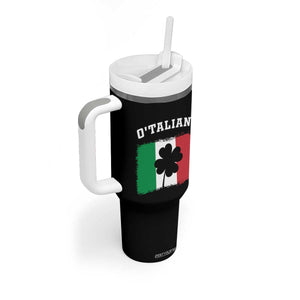 Funny Irish Italian St. Patrick's Day O'Talian Tumbler With Handle TS11 Print Your Wear