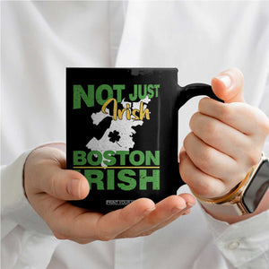 Funny Boston Irish Coffee Mug Not Just Irish Boston Irish Shamrock TS11 Print Your Wear