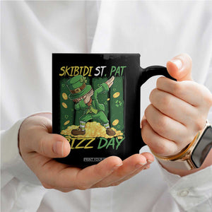 Funny Skibidi St Pat Rizz Day Coffee Mug Dabbing Leprechaun Shamrock Coin TS11 Print Your Wear