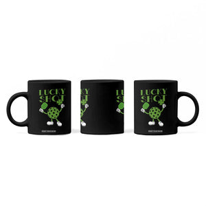 Funny St Patrick's Day Pickleball Lucky Shot Coffee Mug TS11 Print Your Wear
