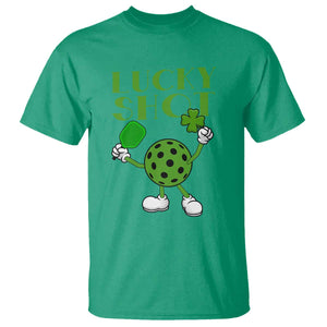 Funny St Patrick's Day Pickleball Lucky Shot T Shirt TS11 Irish Green Print Your Wear