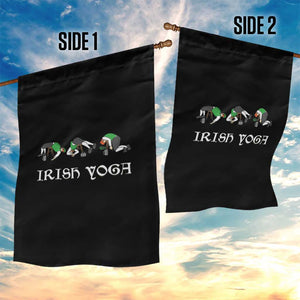 Funny St Patricks Day Beer Drinking Garden Flag Irish Yoga Leprechaun Beer Mug TS11 Print Your Wear