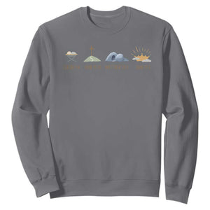 The Life Of Jesus Christ Religious Bible Verse Sweatshirt TS11 Charcoal Print Your Wear
