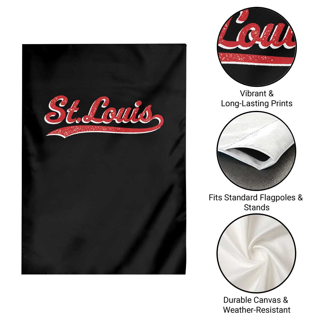 St Louis Sports Script Retro Baseball Lovers Proud City Garden Flag TS11 Print Your Wear