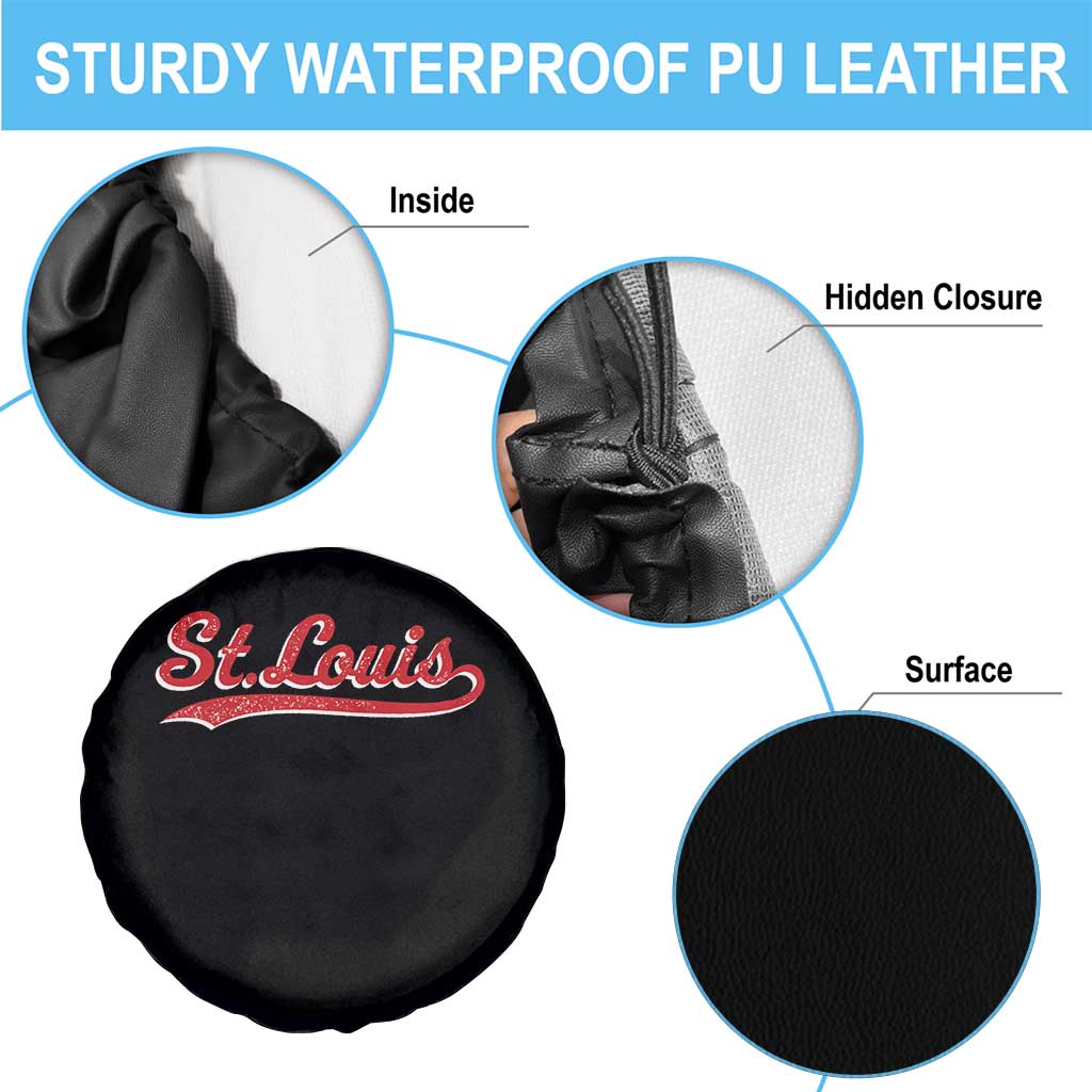 St Louis Sports Script Retro Baseball Lovers Proud City Spare Tire Cover TS11 Print Your Wear