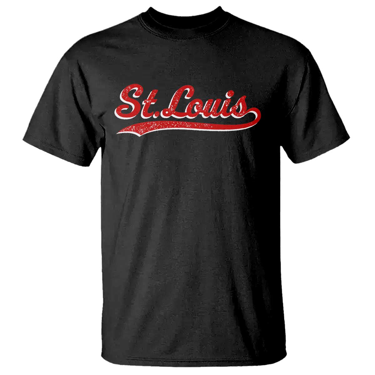 St Louis Sports Script Retro Baseball Lovers Proud City T Shirt TS11 Black Print Your Wear