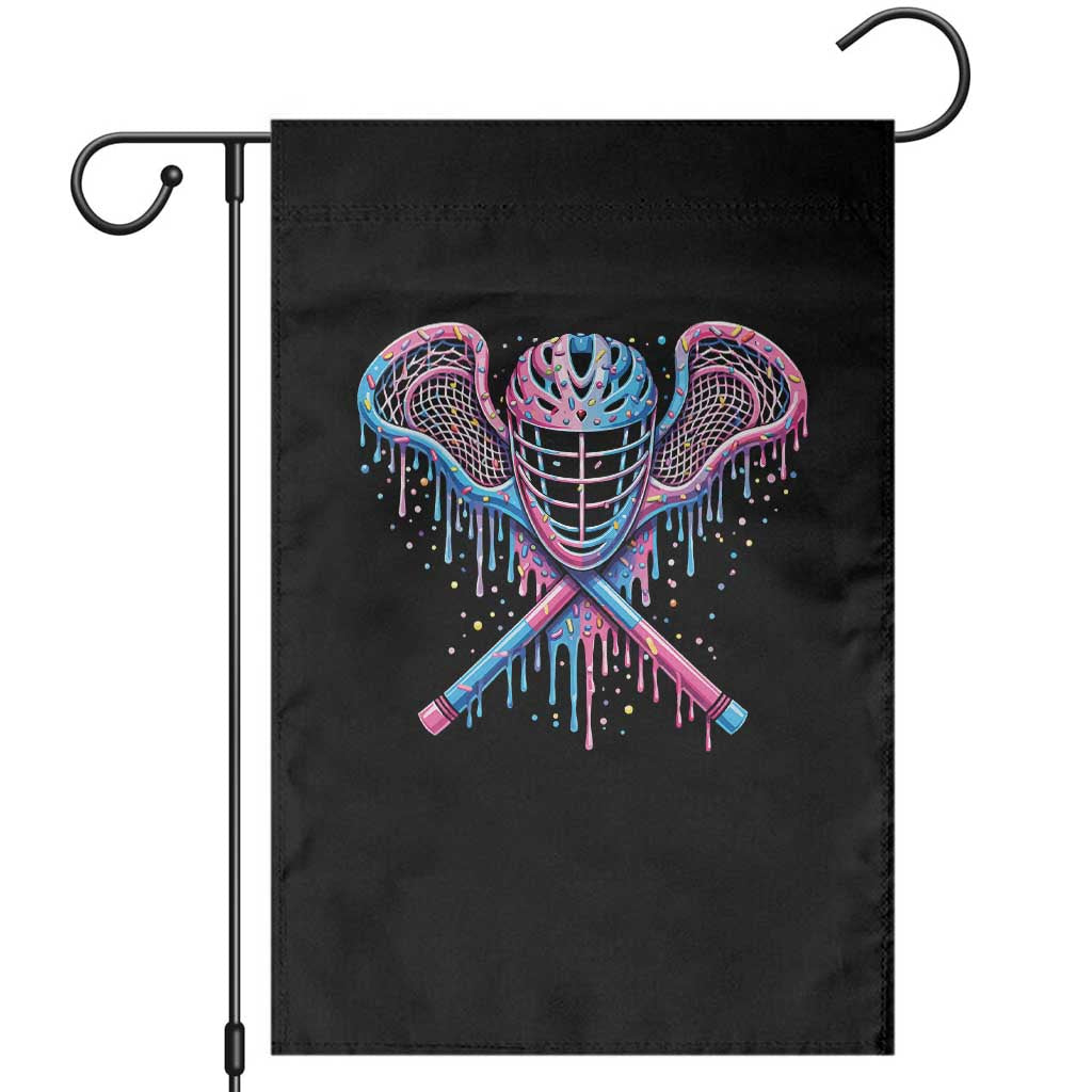 Lacrosse Drip Ice Cream Lax Helmet Sticks Sport Player Garden Flag TS11 Black Print Your Wear