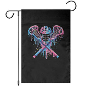 Lacrosse Drip Ice Cream Lax Helmet Sticks Sport Player Garden Flag TS11 Black Print Your Wear