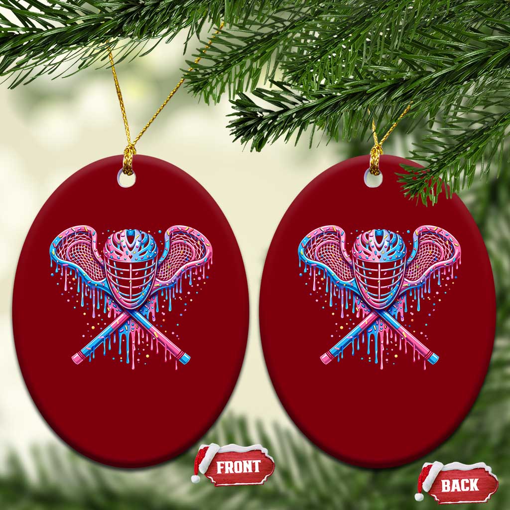 Lacrosse Drip Ice Cream Lax Helmet Sticks Sport Player Ceramic Ornament TS11 Print Your Wear