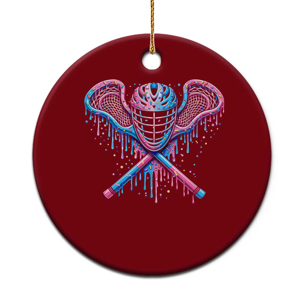 Lacrosse Drip Ice Cream Lax Helmet Sticks Sport Player Ceramic Ornament TS11 1pc Red Print Your Wear