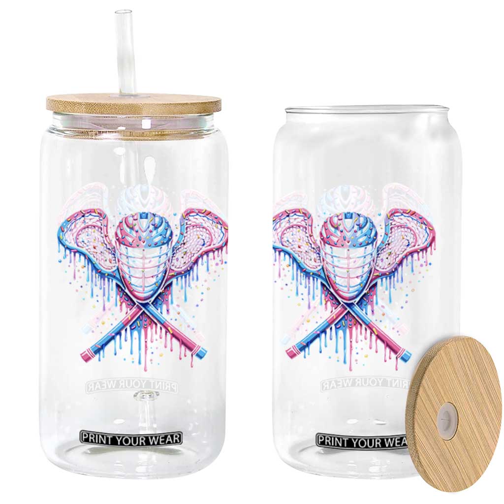 Lacrosse Drip Ice Cream Lax Helmet Sticks Sport Player Glass Can TS11 Print Your Wear