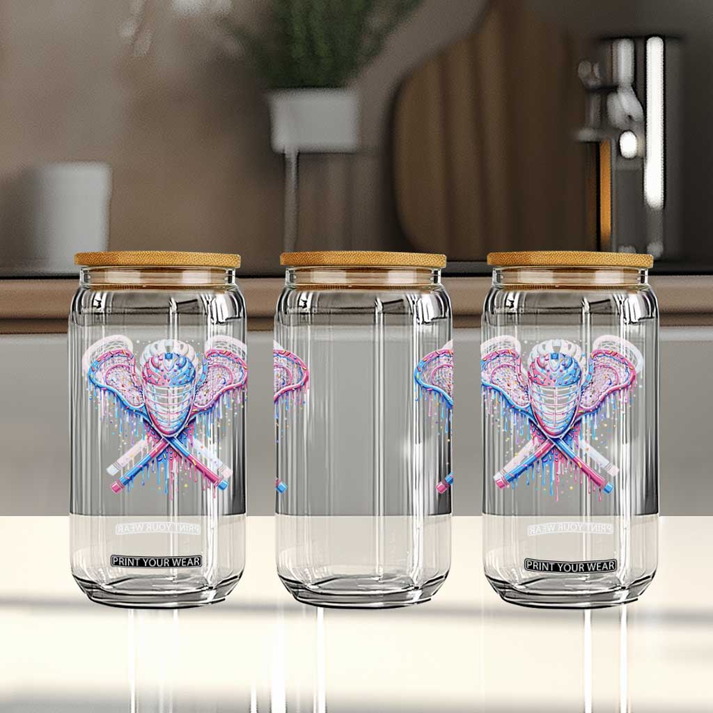 Lacrosse Drip Ice Cream Lax Helmet Sticks Sport Player Glass Can TS11 Print Your Wear