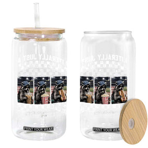 Baseball Raccoon Literally Just a Bleacher Creature Glass Can Funny Trash Panda At Ballfield TS11 Print Your Wear