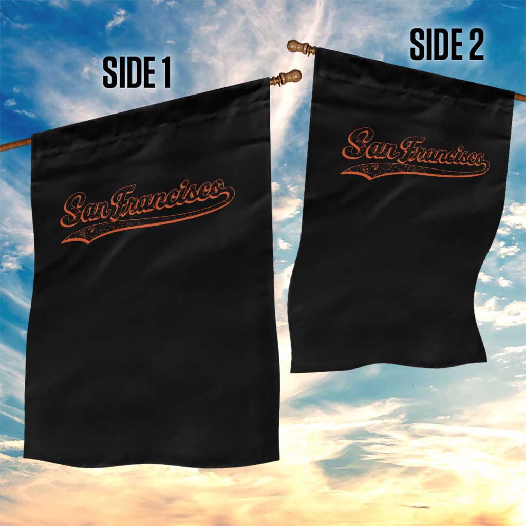San Francisco Sports Script Retro Baseball Lovers Proud City Garden Flag TS11 Print Your Wear