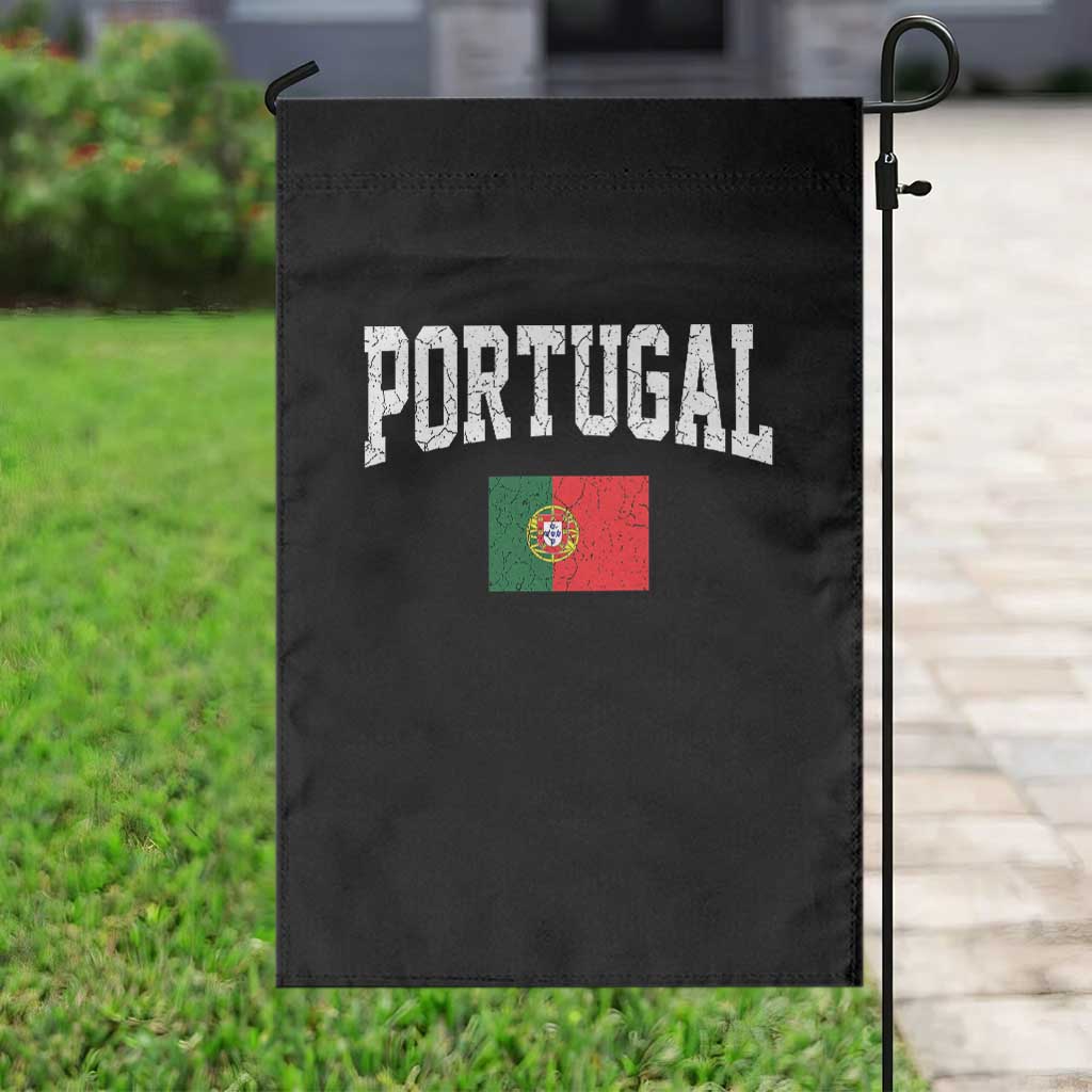 Vintage Portugal Flag Portuguese Pride Throwback Design Garden Flag TS11 Print Your Wear