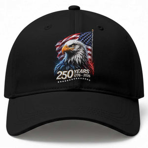 250 Years USA 250th Anniversary Baseball Cap Patriotic Eagle 4th of July TS11 Print Your Wear