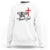 Christian Faith Sweatshirt But First Let Me Thank God TS11 White Print Your Wear