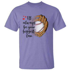 Funny Baseball Fan T Shirt I'll Always Be Your Biggest Fan Parents TS11 Violet Print Your Wear