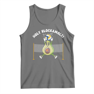 Funny Volleyball Holy Blockamole Tank Top Blocker Guacamole Avocado Blocker