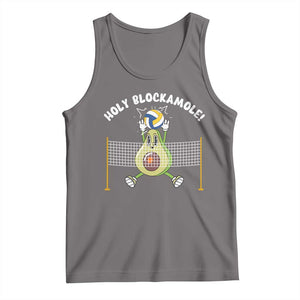 Funny Volleyball Holy Blockamole Tank Top Blocker Guacamole Avocado Blocker