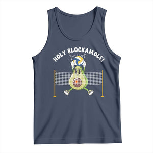 Funny Volleyball Holy Blockamole Tank Top Blocker Guacamole Avocado Blocker