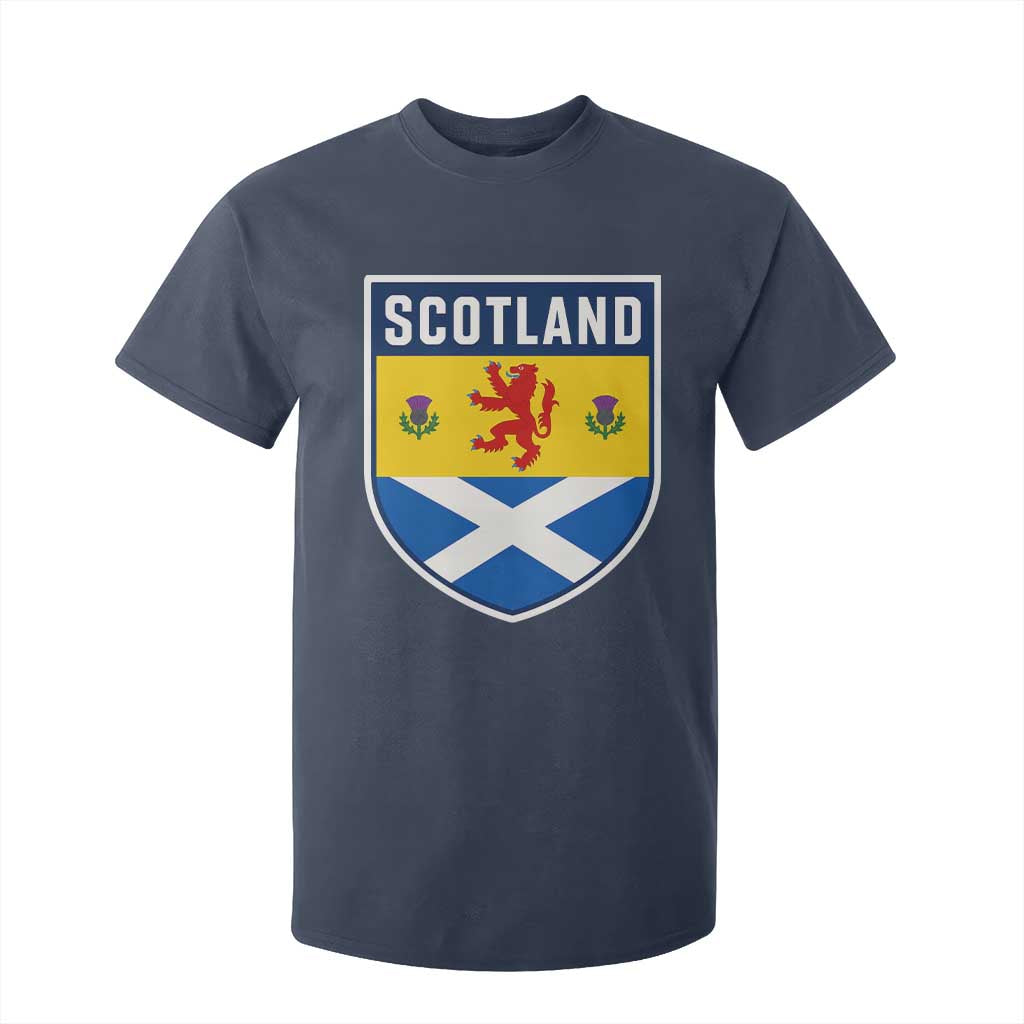 Scottish Rampant Lion Scotland Coat of Arms National Pride T Shirt For Kid TS11 Navy Print Your Wear