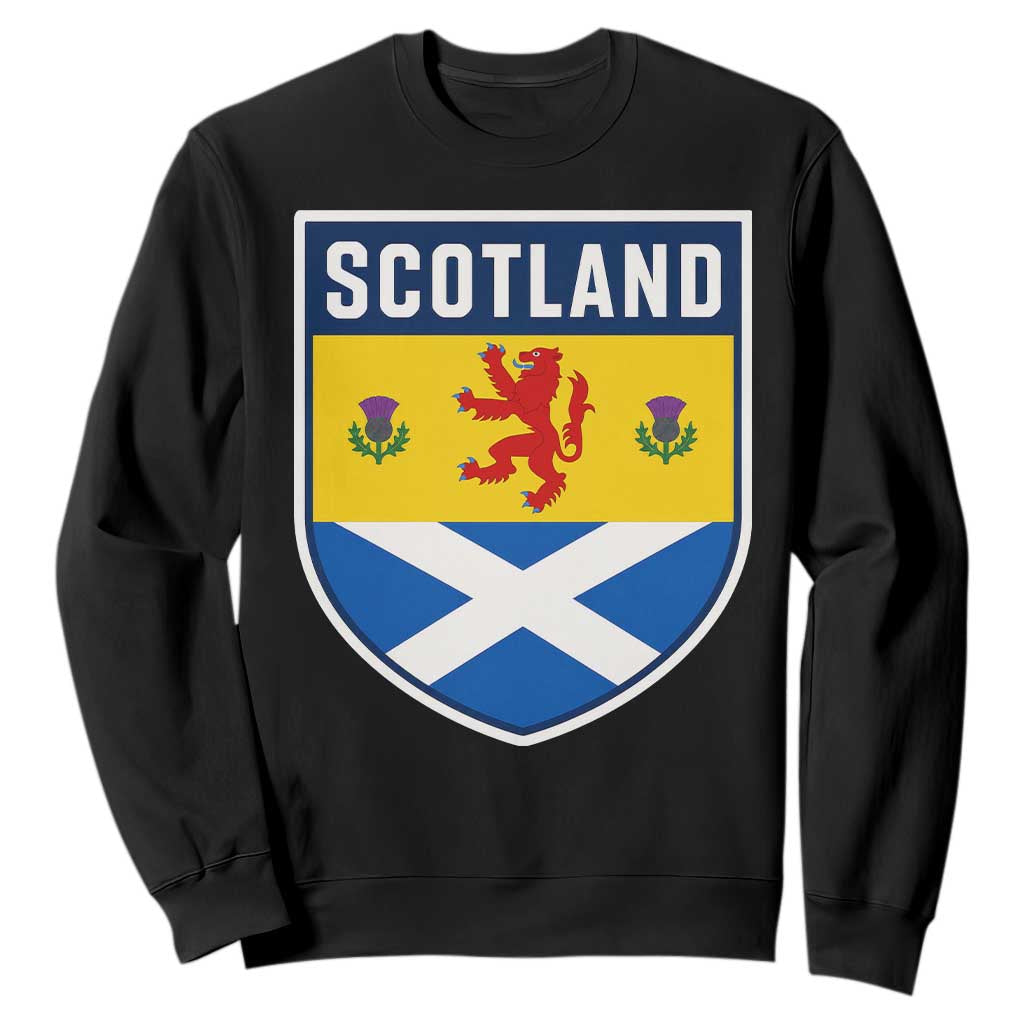Scottish Rampant Lion Scotland Coat of Arms National Pride Sweatshirt TS11 Black Print Your Wear